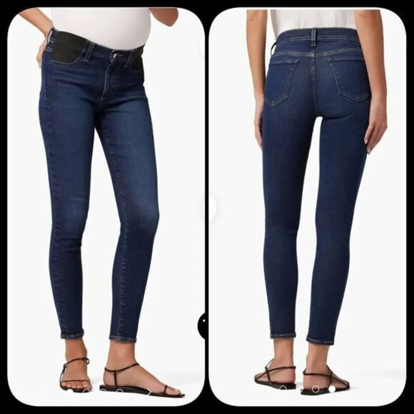 Joe's Jeans Maternity The Icon Mid Rise Skinny Ankle Jeans Size Large - Picture 1 of 10